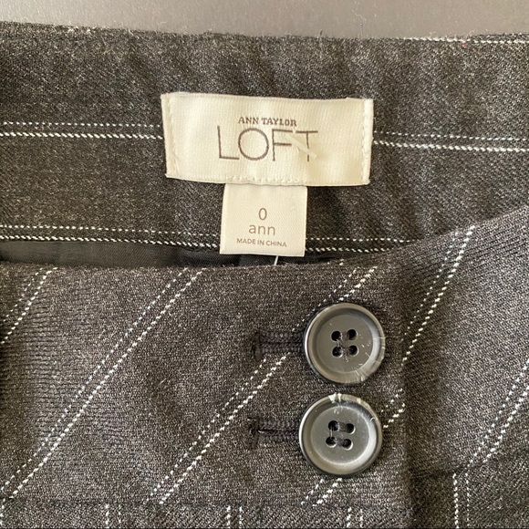 Ann Taylor LOFT 100% Wool Straight Pants Size 0 - Picture 5 of 6
